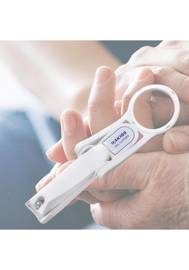 Dolıty Büyüteçli Tırnak Makası Çocuk Yaşlılar Için Beyaz