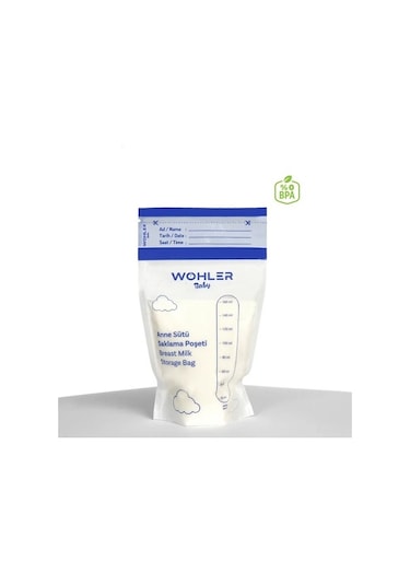 Wohler Süt Saklama Poşeti 25'li 3 x 75 Adet