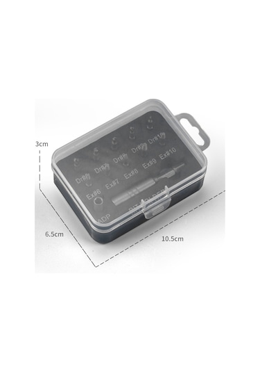 Xurunkeji Araba Tamirinde Paslanmış Ve Hasarlı Cıvataları Çıkarmak İçin 12 Adet Kırık Başlı Vida Çıkarma Aleti Seti 10x7x3cm