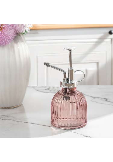 Perotti 15731 Pembe Vintage Cam Bitki Sulama Şişesi Sprey Şişe