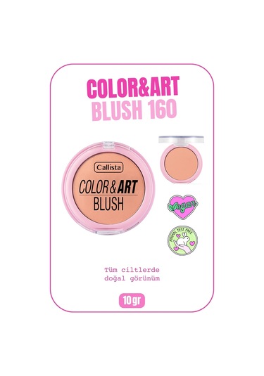 Callista Color Art Blush Allık 160 Rosy Glow