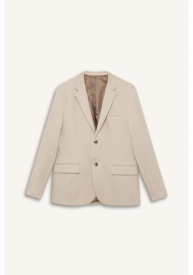 DeFacto Modern Fit Astarlı Düğmeli Blazer Ceket C5990AX25SPBG49