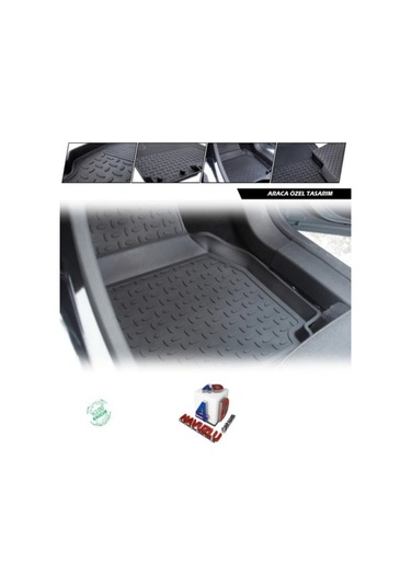 Mitsubishi L200 Refref 4D Havuzlu Paspas Takımı 2015+ Sonrası Siyah