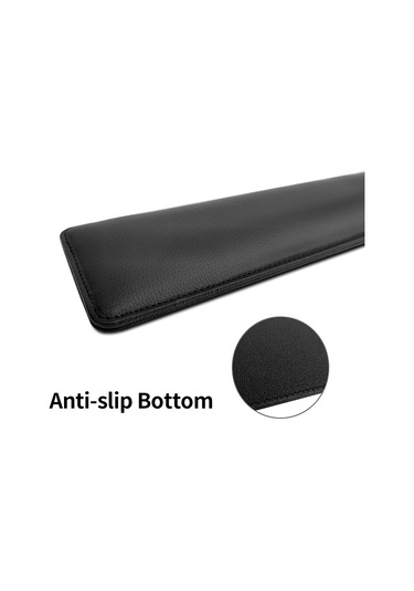 Geeksen "84/87 Tuşlu Klavye Bilek Desteği - Ergonomik, Nefes Alabilir Pu Deri, Uzun Süreli Kullanım İçin Rahat"