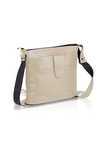 Bavyera Crossbody Hakiki Deri Çapraz Postacı Çanta 29x25 cm