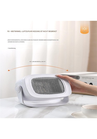 Kapalı Alanlar İçin Kompakt Tasarım Elektrikli Isıtıcı, Ayarlanabilir Hava Akışı Ve Sessiz Çalışma Özelliğine Sahip Hızlı Isınan Taşınabilir Mini Elemanlı Isıtıcı, Yüksek