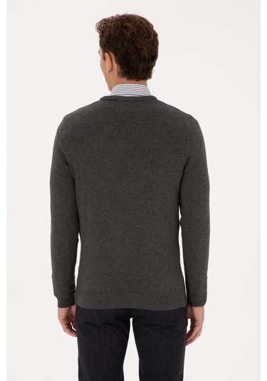 U.s. Polo Assn. Erkek Antrasit Melanj Kazak /triko 50313668-vr081 Antrasit Melanj