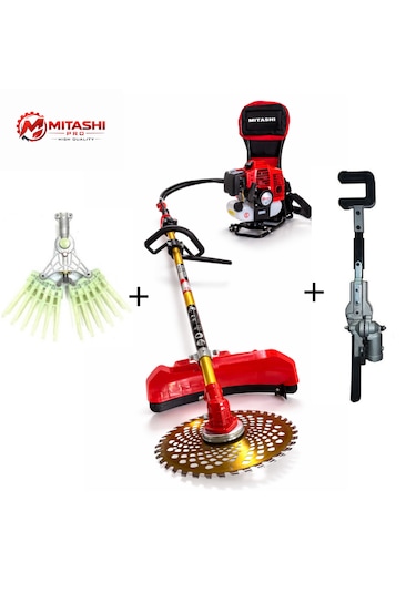 Mitashi Pro ST09 52CC Sırt Tırpan Tırnaklı + Kancalı Silkeleme Aparatları