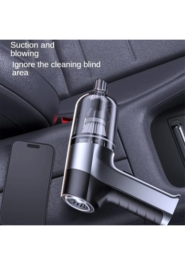 Crackedice Taşınabilir Kablosuz Araba Elektrikli Süpürgesi Mini El Tipi Temizleyici