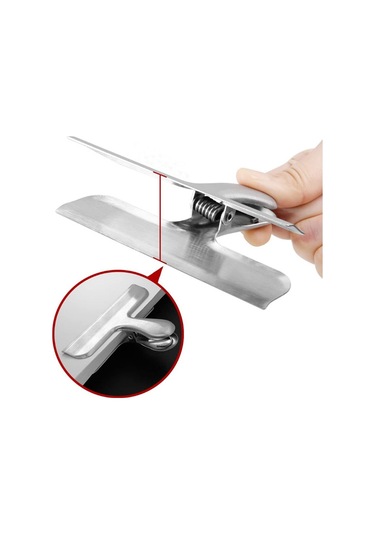 Paslanmaz Çelik Sızdırmazlık Klipsleri, 10'lu Paket, Ev, Mutfak Ve Ofis İçin İdeal B Diğer