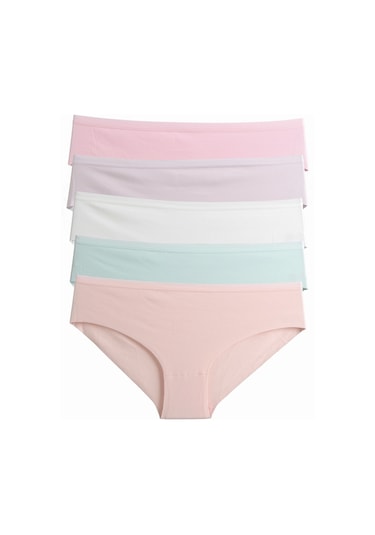 Kadın Külot 5'li Paket Lazer Kesim Pamuklu Somon 24071 R20 Somon