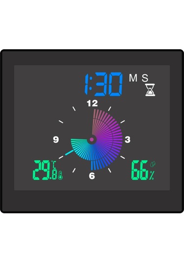 Jms Banyo Dijital Saat Su Geçirmez Sıcaklık Ve Nem Ölçer Termometre Higrometre Lcd Ekran