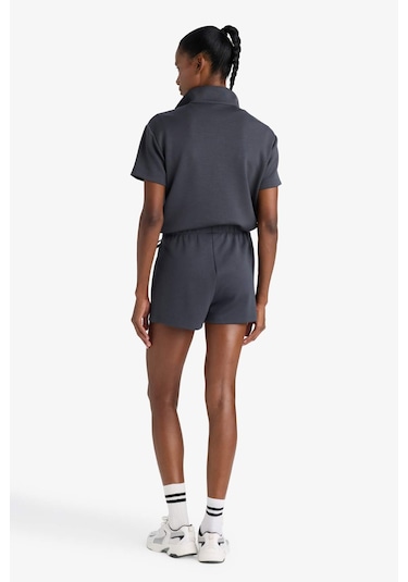 DeFactoFit Standart Fit Kısa Paça Sporcu Modal Şort C0556AX25SMAR231 Antrasit