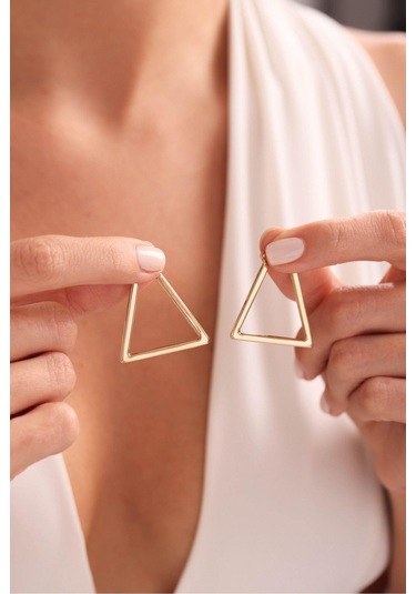 Gianfranco Trian Üçgen Küpe