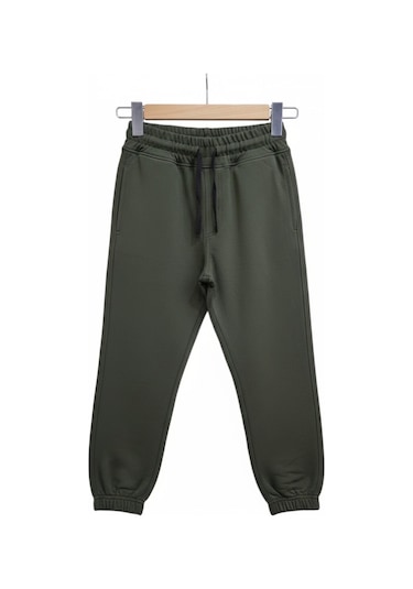 Baglan Erkek Çocuk Jogger Paça Lastikli Pantolon Bgl-st05221 Haki