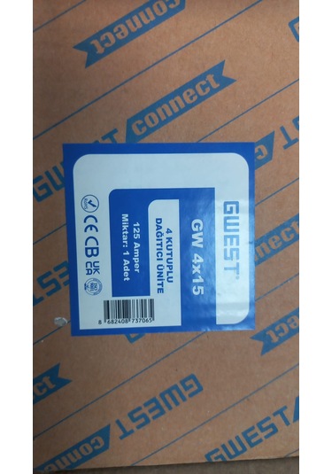 Gewiss 3706 4x15 Kutuplu Dağıtıcı Ünite 125a Gwest