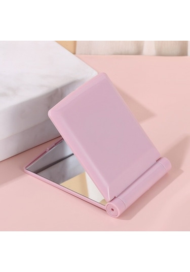 Techtic Katlanır Mini Işıklı Makyaj Aynası Pembe