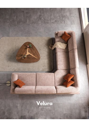 Elit Köşe Koltuk Takımı Ekru