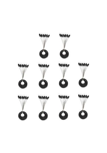 Ebitda Balıkçılar İçin Esnek Kauçuk Lastik Durdurucular - 6'lı Set, Uygun Tüm Balıkçılık Alanları İçin