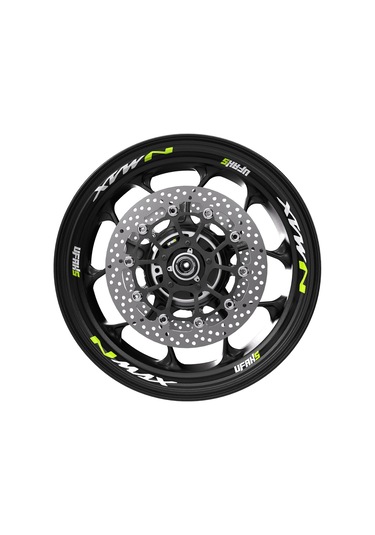 Yamaha Nmax Jant Sticker Florasan Sarı