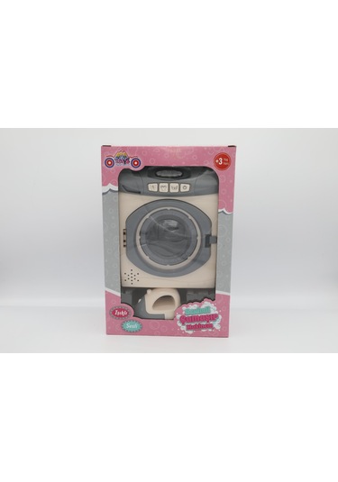 Aya-40302 Oyuncak Çamaşır Makinesi Krem Rengi