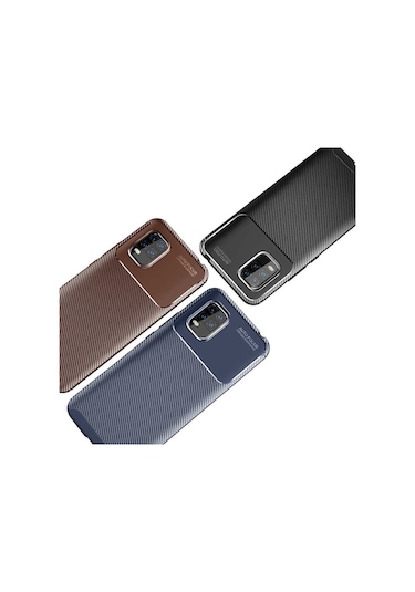 Xiaomi Mi 10 Lite Kilif Focus Carbon Desen Silikon Arka Kapak 487848881