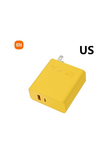 Mıjıa Xiaomi 200w Gan Ultra Hızlı Şarj Cihazı Usb Pd 2-in-1 Tip C İphone Uyumlu Huawei Samsung Şarj Aleti Ildistribütör Garantili
