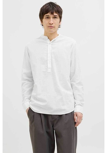 Jack & Jones Jjbreeze Half Erkek Gömlek 12268968 Beyaz