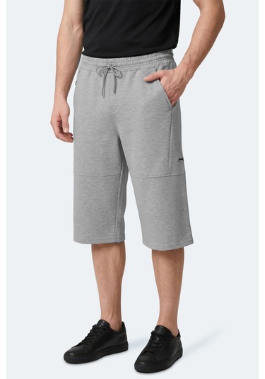 Slazenger Noctura Erkek Kapri Gri Şort