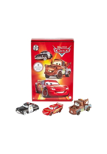 Mattel Disney Pixar Cars Metal 3 Lü Set Hbw14