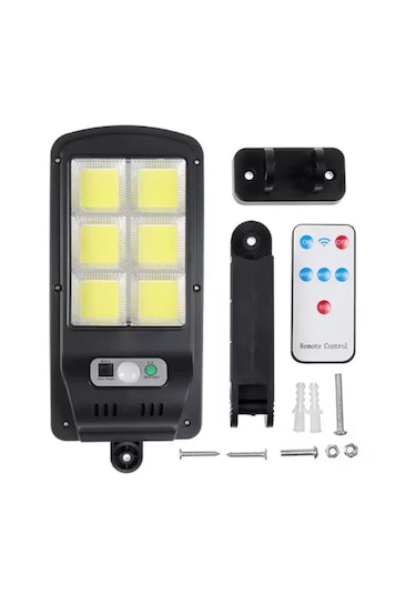 Güneş Enerjili Ev Bahçe Yol Mandıra Aydınlatma Projektörü