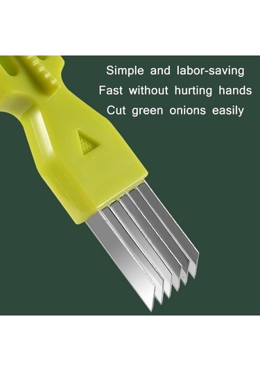 Ulzyvf Ev Mutfak Pratik Yeşil Soğan Soyucu - Kullanışlı Ve Hızlı Yeşil