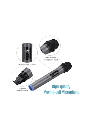 Ultratekno Wn01 Ses Sistemi Hoparlör İçin Kablosuz El Mikrofonu