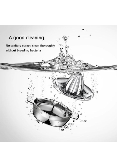 Trendooze Taşınabilir Suyu Sıkacağı Preslenmiş Portakal Paslanmaz Narenciye Mutfak Meyve Meyve Manuel Makinesi Limon Ham El Çelik Araçları Aksesuarları Vm Gümüş