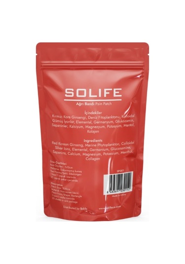 Solife Transdermal Pach  Bandı 25 Adet
