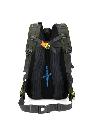 Wezone 40l Hacimli Hafif Ve Dayanıklı Seyahat Sırt Çantası - Erkek Ve Kadın İçin Yeşil