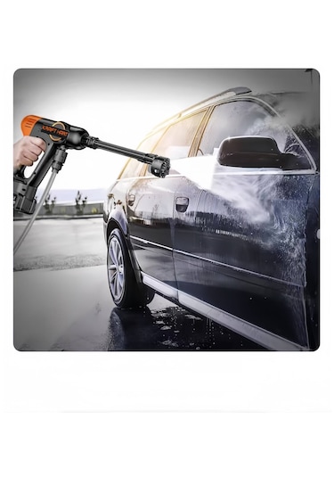 Kraft Hart Khppw-04 150W Çift Akülü Şarjlı Basınçlı Yıkama Makinesi Mavi