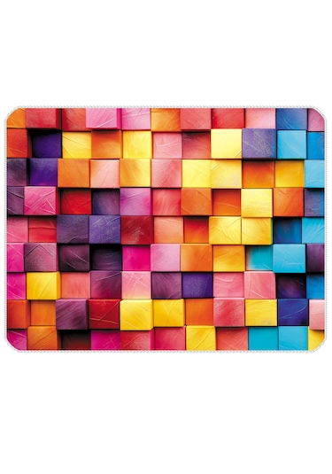 İlyuka Mousepad 40x30cm Gaming Mp394030 Colorful Wooden Boxes