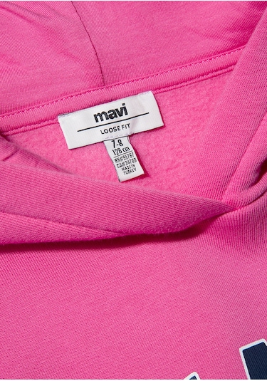 Mavi - Mavi Logo Baskılı Pembe Sweatshirt 7610035-70982 Pembe