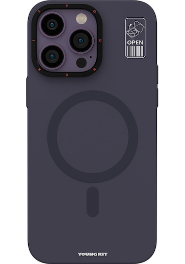 Youngkit Iphone 13 Pro Max Uyumlu Magsafe Şarj Özellikli Standlı Hermit Bracket Serisi Kılıf