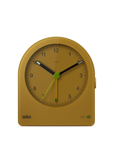 Braun Bc22y Sarı Klasik Analog Alarmlı Masa Saati