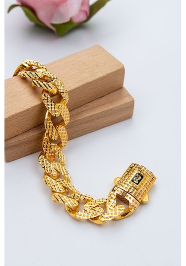 Latif Kuyumculuk 22 Ayar Altın Kalemli Gurmet Kadın Bileklik Lkblk1230 Altın Sarı Altın