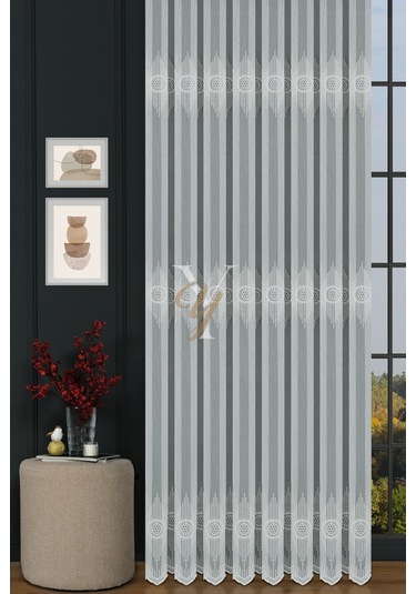 8p9553 - 12p9553 Tül Perde V-fikse Ekru