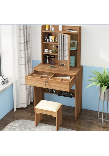 Showroomistanbul Sed Mobilya Makyaj Masası Tuvalet Ve Puf 4