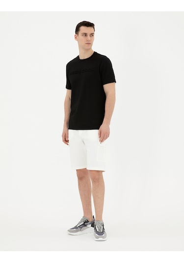 Pierre Cardin Erkek Ekru Şort Örme 50288263-vr019 Ekru