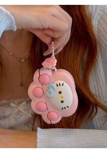 Case House Airpods Uyumlu 3 Kılıfı, Airpods Uyumlu 3 Çantası, Hello Kitty Pati Şeklinde Kılıf 375343999 Pembe