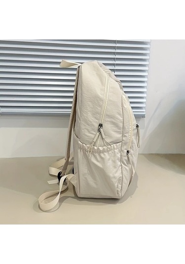 Fastbuy Elmpaly Kadın Khaki Büyük Kapasiteli Dayanıklı Nylon Sırt Çantası Haki 1 Haki