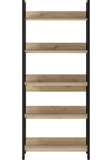 Profile 5 Raflı Kitaplık-florida Meşe 73x172x35 Cm Profile 5 Raflı Kitaplık-florida Meşe 73x172x35 Cm