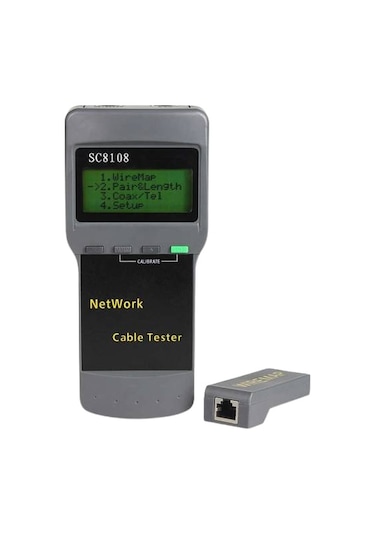 AoGo SC8108 Kablo Test Cihazı Network Cable Tester