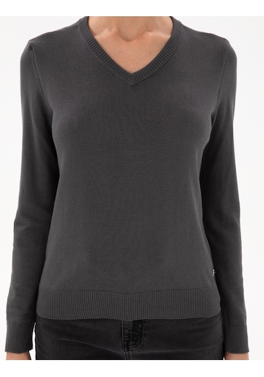 Pierre Cardin Kadın Antrasit Kazak /triko 50300803-vr006 Antrasit